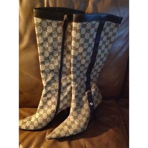 Authentic Vintage Gucci Monogram Boot